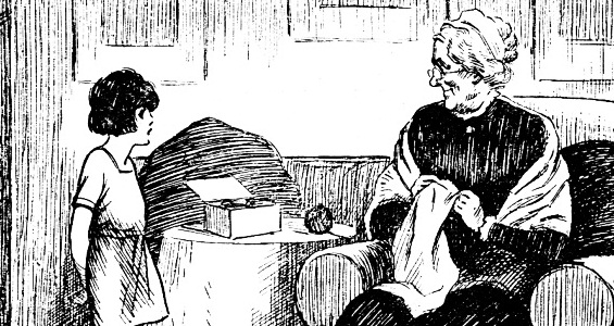 Grootmoeder en kleindochter