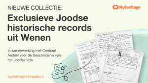 MyHeritage en het Centraal Archief voor de Geschiedenis van het Joodse volk publiceren exclusieve collectie Joodse records uit Wenen