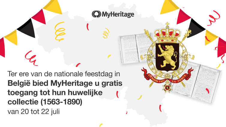 Nationale feestdag in België: gratis toegang tot Belgische huwelijken collectie van 20 tot 22 juli 2022