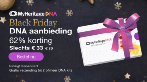 Black Friday Deal voor MyHeritage DNA is live!