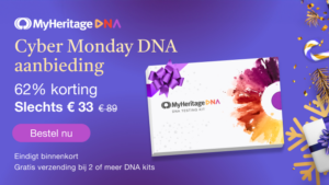 De Cyber Monday deal bij MyHeritage: uw toegangspoort tot familiegeschiedenis voor slechts €33