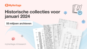 MyHeritage voegt 55 miljoen historische records toe in januari 2024