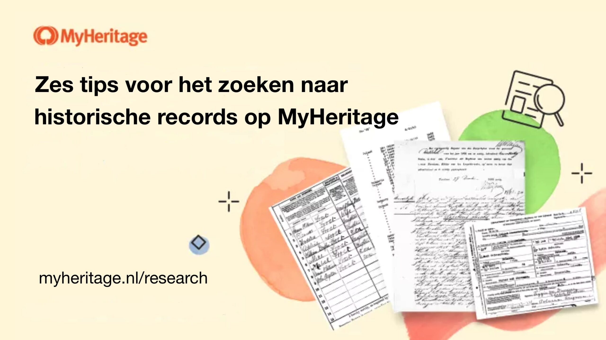 Zes tips voor het zoeken naar historische gegevens op MyHeritage