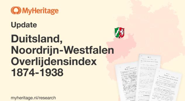 MyHeritage heeft collectie Duitsland, Noordrijn-Westfalen, Overlijdensindex 1874-1938 bijgewerkt