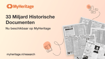 Een historische mijlpaal: 33 Miljard Historische Documenten Nu op MyHeritage