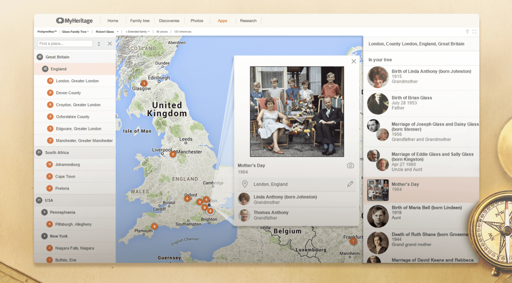 Introductie FamilyMap: interactieve kaart van uw familiegeschiedenis