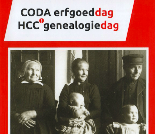 CODA Erfgoeddag / HCC!genealogiedag op 26 oktober: Volg het spoor naar je verleden