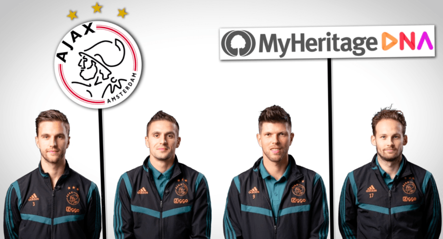 Ajax spelers ontdekken hun familiegeschiedenis met MyHeritage DNA