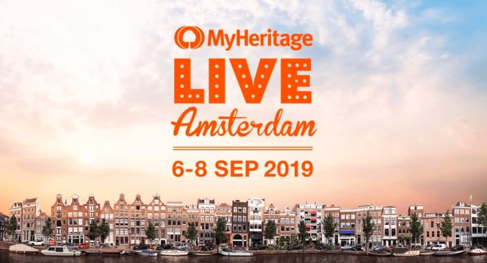 Aankondiging van MyHeritage LIVE 2019