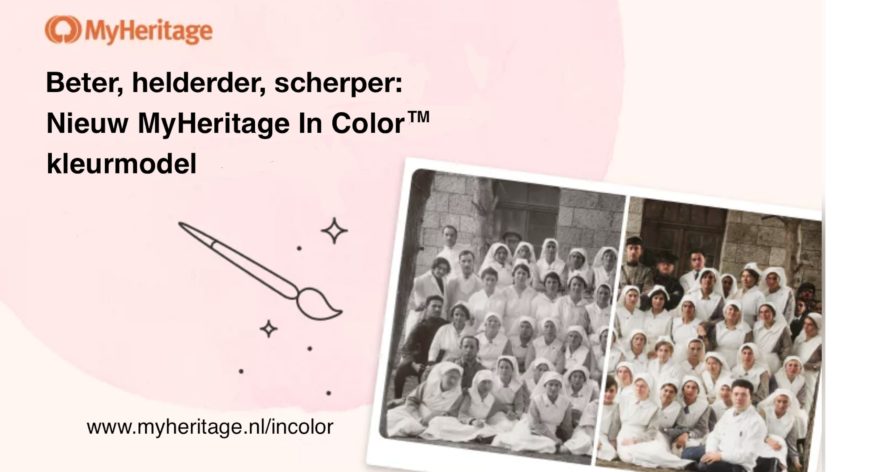 Nieuw en verbeterd kleurherstelmodel voor MyHeritage In Color™