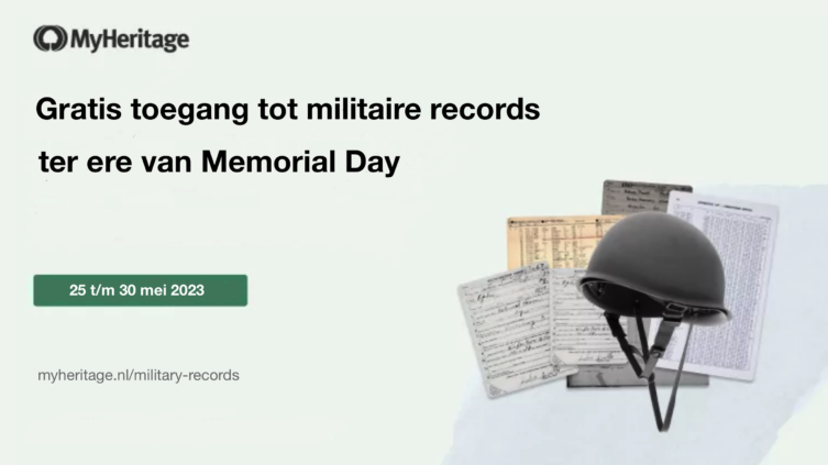 Ter ere van onze helden: gratis toegang tot militaire archieven op MyHeritage