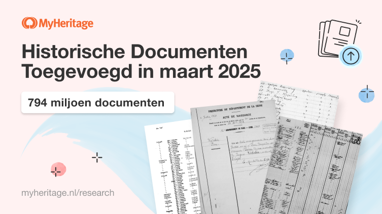 MyHeritage Voegt in Maart 2025 794 Miljoen Historische Documenten Toe