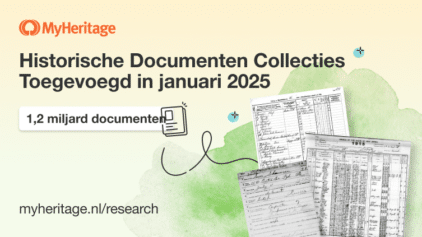 MyHeritage voegt 1,2 miljard historische documenten toe in januari 2025