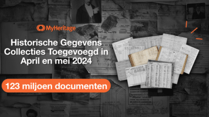 MyHeritage voegt 123 miljoen historische gegevens toe in April en Mei 2024