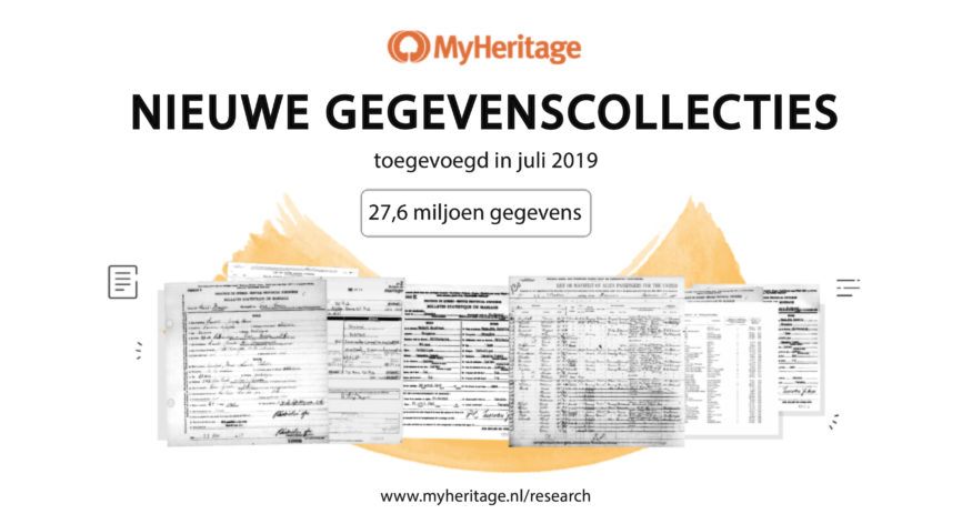 Nieuwe gegevenscollecties die in juli 2019 zijn toegevoegd