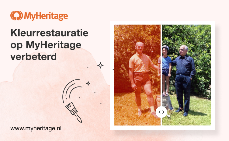 Kleurrestauratie voor foto’s op MyHeritage verbeterd