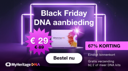 Black Friday begint nu: MyHeritage DNA-kits voor slechts €29!