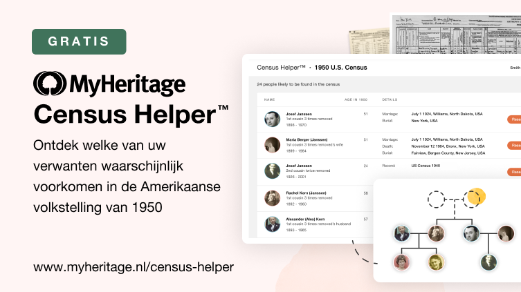 Geef uw onderzoek naar de Amerikaanse volkstelling van 1950 een vliegende start met de Census Helper™