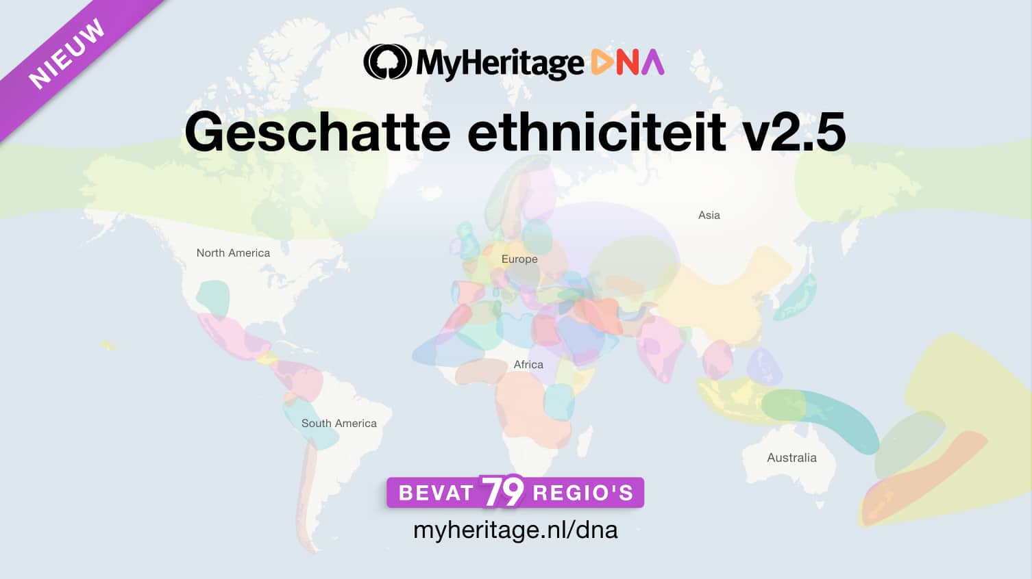 Maak kennis met Geschatte etniciteit v2.5: Het langverwachte verbeterde DNA etniciteitsmodel