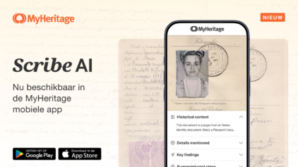 Scribe AI is nu beschikbaar in de mobiele MyHeritage-app