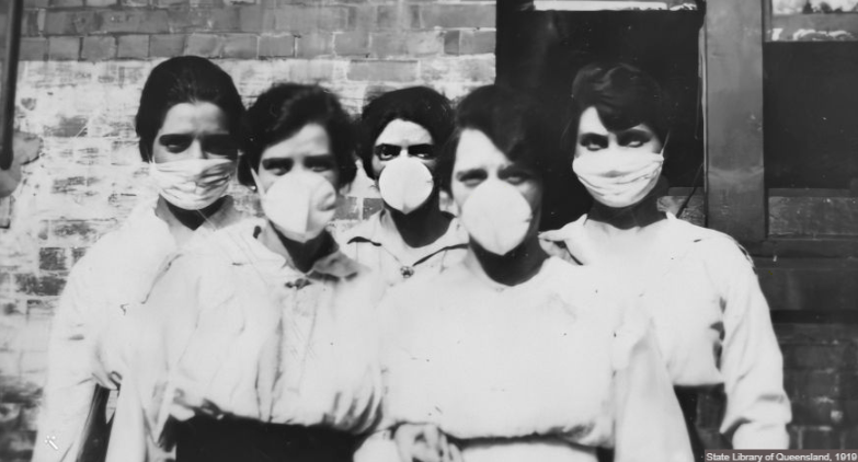 Maskers van de pandemie ontmaskerd, toen en nu