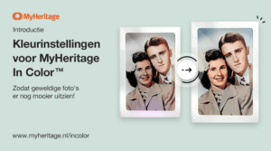 Nieuw: kleurinstellingen voor MyHeritage In Color™