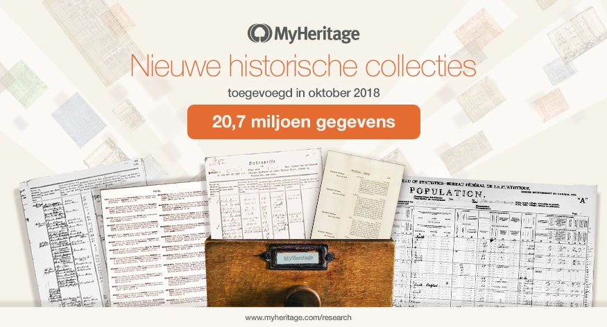 Nieuwe historische collecties: toegevoegd in oktober 2018