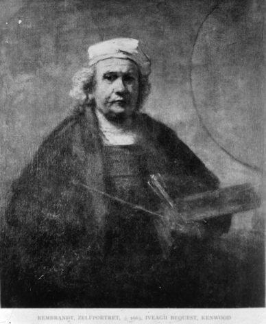 Zelfportret Rembrandt van Rijn, kunstschilder. Bron: Nationaal Archief, Fotocollectie Anefo, Londen, publiek domein