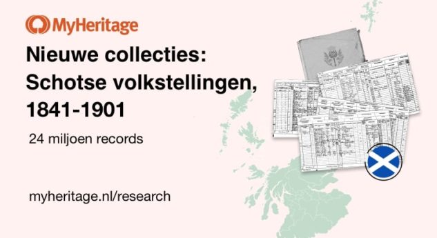 MyHeritage publiceert de 24 miljoen records van de Schotse volkstellingen van 1841 tot 1901