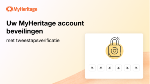 Uw MyHeritage account beveiligen met tweestapsverificatie