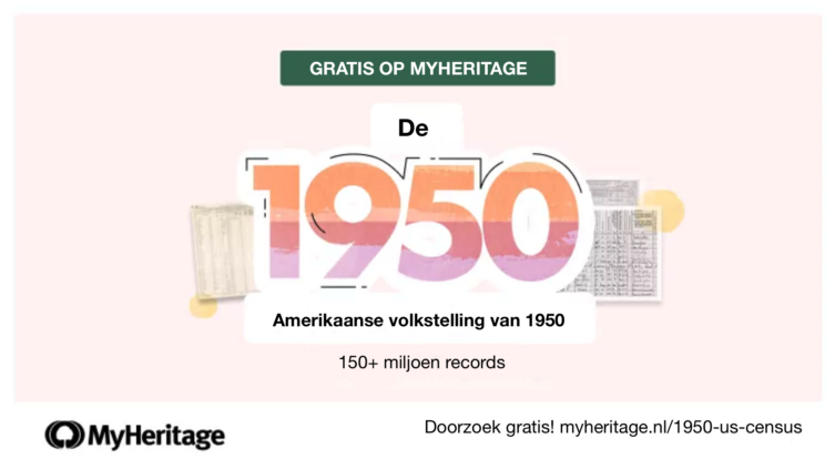 MyHeritage publiceert de Amerikaanse volkstelling van 1950: doorzoek gratis alle staten en grondgebieden!