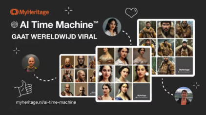 AI Time Machine™ gaat viral over de hele wereld