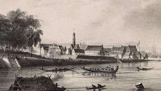 Fort Zeelandia anno 1839 – bron: Geheugenvannederland