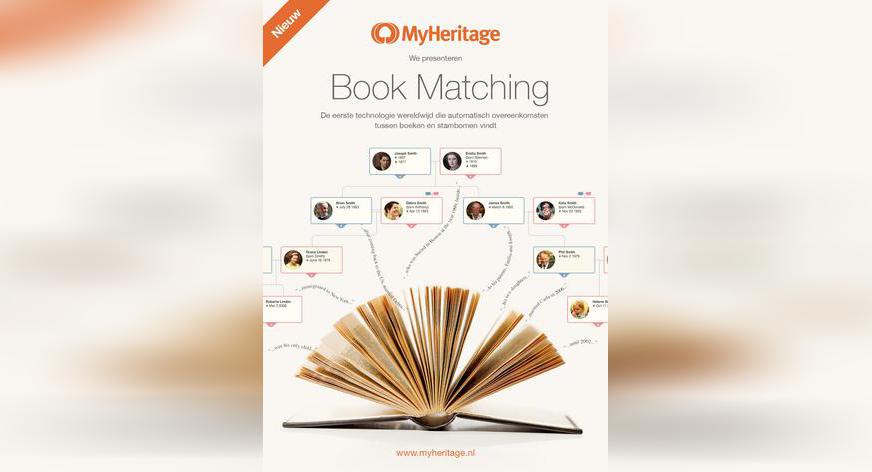 MyHeritage lanceert Book Matching