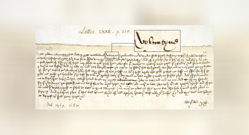 Zeer oude Engelse ‘Valentijnsbrief’ (1477)