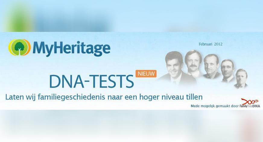 Nieuw: MyHeritage DNA-tests voor genealogie!