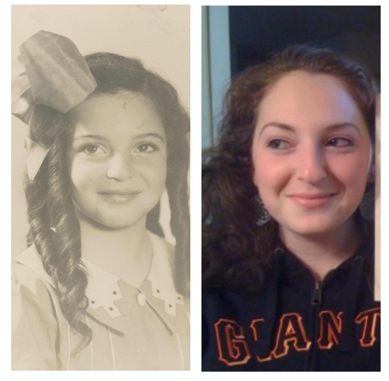 Oma Jackie (10 jaar) en kleindochter Caroline (24)